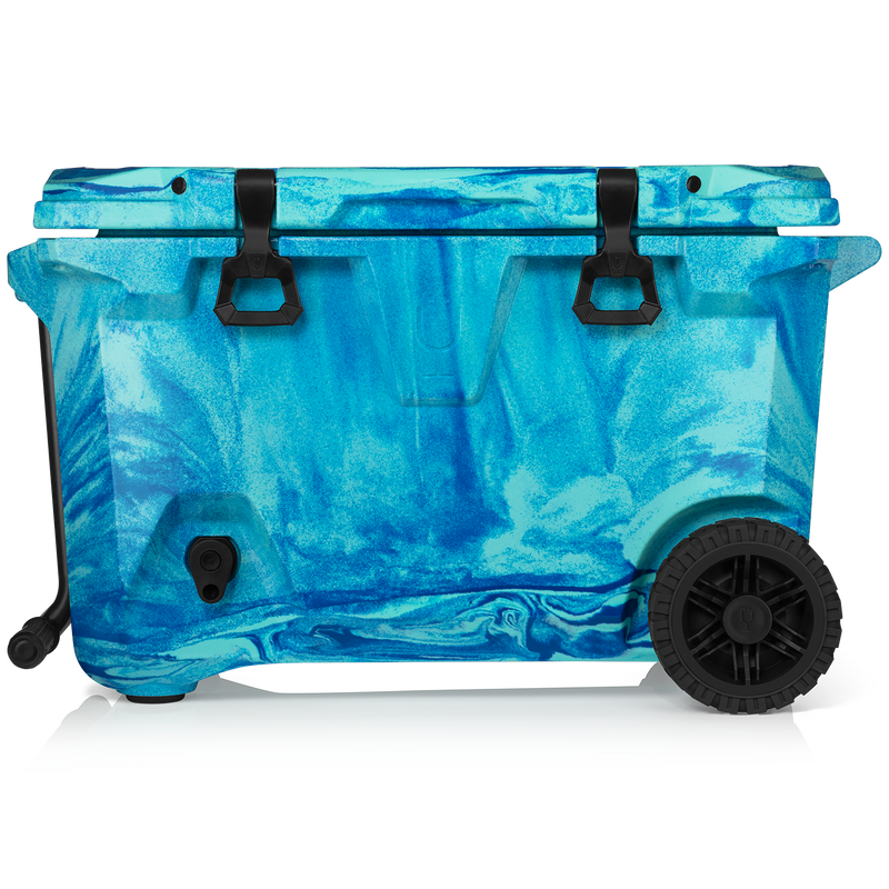 BrüTank 55-Quart Rolling Cooler | Ocean Swirl G6