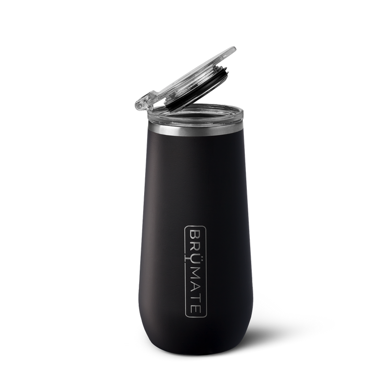 Champagne Flute | Matte Black | 12oz D7